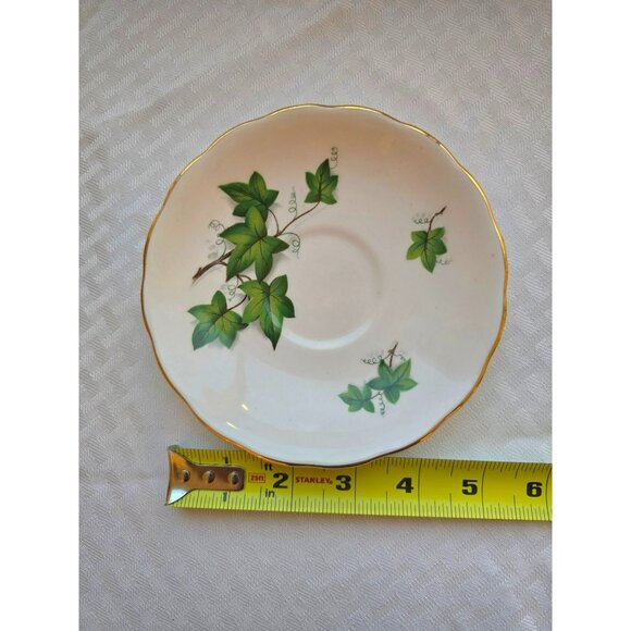 VTG Christmas Three Piece Set Royal Staffordshire England Kent Bone China - Picture 5 of 8